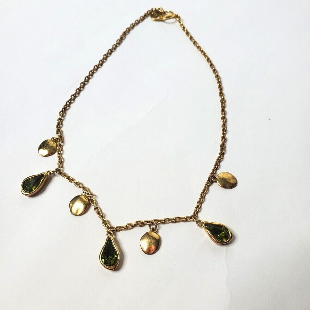 Lydell Nyc Pendant Necklace Gold Toned